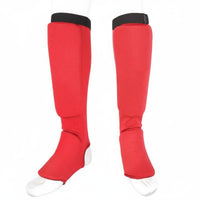 Shin Instep Guard Shock Absorbing Shin Instep Guards Thick Padding Leg Protector for Taekwondo Practitioners, Kickboxers, Sparring, Training