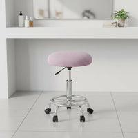 Round Stool Seat Cover Easy to Install Round Stool Cover Machine Washable Stretch Cushion Slipcover for Salon, Office, Kitchen