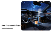 Drink Container Holder Aroma Dispenser Odor Removal Car Accessory Celestial Projection Light 5 Adjustable Modes for Parents