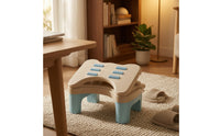 Under Desk Footrest with Massage Rollers Adjustable Under-Desk Footrest Ergonomic Footstool Comfortable Ergonomic Foot Stool