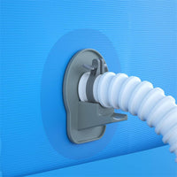 Flat-Backed Swimming Pool Pipe Holder with Adhesive Tape Wall-Mount Swimming Pool Pipe Holder Above Ground Tooltool-Less for Backyard Pools