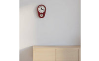 Day Date Clock Decorative Operated Wall Clock Double Dial Home Decor for Living Room