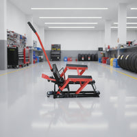 Motorcycle Lift Jack with Wheels Stable for Garage, Mechanics