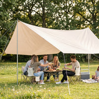 Outdoor Camping Tarp Sunshade UV Protection Waterproof Tent Shelter