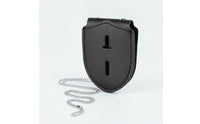 Armorial Identification Holder Leather ID Identification Holder with Lanyard Double-Sided Case for Officers