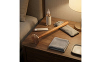Scraping Plate Long-Handle Gua Sha Tool Flat Head Wood Gua Sha Tool Acupuncture Chart Round Paddle Scraper Easy to Clean
