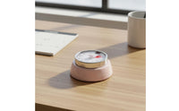 Mechanical Kitchen Timer No Battery Required Timekeeper Timer Easy to Read Round Visual Timekeeper Clock for Cooking, Learning, Classroom