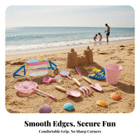 9 Pieces Telescopic Seaside Exploration Set Wooden Handles Beach Explorer Kit Mesh Net Beach Collecting Set Magnifying Glass for Children