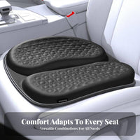 All-Season Use Silic Single Car Seat Mat Anti-Slip Cooling Gel Seat Cushion Easy to Clean for Office Workers Women, Truck, Home