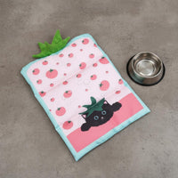 Pet Cooling Mat Waterproof Cartoon Cat Cooling Pad Breathable Textile Seasonal Pet Bed for Dogs, Indoor