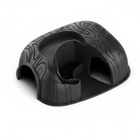 Reptile Food and Water 2 in 1 Two Entry Reptile Shelter Easy to Clean Hide Cave for Geckos, Reptiles