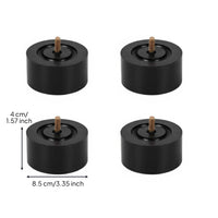 4 Pieces Air Conditioner Anti-Vibration Pad Easy Installation Heating and Cooling System Rubber Isolator Feet Weather Resistant Damping