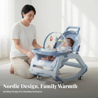 Versatile Infant Lounger Adjustable Recline Versatile Young Child Seat Quiet Rocking Baby Lounger for Newborns, Infants, Rest Time, Resttime