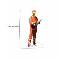 1:64 Gas Station Set Hand-Painted Model Accessory DIY Toy Scene for Hobbyists