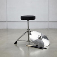 Tripod Drum Stool Rubber Musical Equipment Gear for Drummers