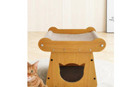 Cat Bed Scratcher Stable Base Cat Scratcher House Compact Design Pet Accessory for Indoor