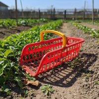 Heavy Duty Vegetable Collection Basket Multi-Purpose Plastic Harvest Scoop Easy to Clean for Farm, Yard