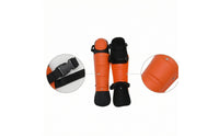 Hard-Shell Mowing Shin Guards Secure Fit Vegetation Eating Leg Protectors Defensive Trimmer Gaiters Segmented for Yard Work