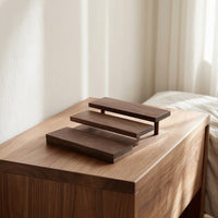 Wooden Jewelry Display Stand Natural Wood Display Stand Minimalist Sturdy for Boutiques, Collectors