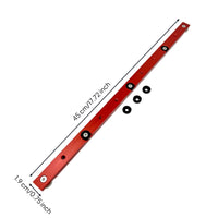 Drilled Mounting Holes T-Slot Sliding Strip Smooth Shiny Finish Roller Insert Strip