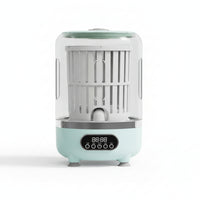 Compact Washer Transparent Cover Portable Laundry Appliance Touch Buttons Compact Laundry Machine