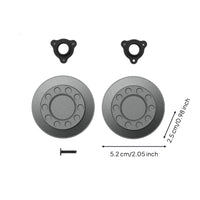 Wheel Hub Cap with Screws Fast-Release Wheel Center Cover Screws Silver Finish Fasteners for Hobby Builders