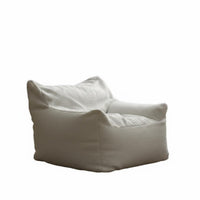 Nordic aesthetic Lounger with Embroiunwindred Face Reversible unwindsign Bean Bag Chair Oversized Comfort Floor Seating Soft Textured Cover for Adults, Family, Stuunwindnts, Living Room, Bedroom, literary corner, Playroom
