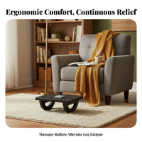 Anti-Slip beneath-desk Footrest Portable beneath-desk Massaging Footrest Easy Assembly Foot Stool two-functionFunction for People telecommuting Home, Adults, Students, Work, Study Room