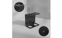 Barbell Wall Rack with  2 Bar holder Sturdy Bar Hanger Powder Coated Bracket