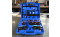 14 Pieces Universal Cooling System Leak Tester Heavy-Duty Coolant Pressure Tester Portable Test Kit Accurate for Mechanics