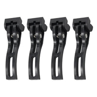 4 Pieces Truck Bed Cover Clamp Heavy Duty Truck Bed Cover Hardware Kit with Rear Clamps Rear Clamp with Metal Fastener Rigid