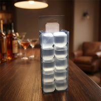 Gifts for Her and Gifts for Him, Reusable Chiller Cube Set with 10 PE Material Square Shapes, Kitchen Gadgets for Home Bar, Party Supplies