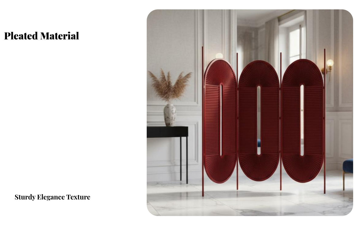 Arched Multi-Panel Partition French design Room separater Foldable Design Privacy Screen for Apartment Dwellers, Students, Entrance Bedroom, Office