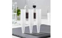50 Pieces Soilless Gardening Cultivation Basket Kit Reusable Soilless Cultivation Basket Optimal Aeration Gardening Net Cup for Kitchen