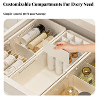 Expandable Drawer Divider Multiple Compartments Extendable Cutlery Organizer