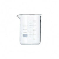 Flat Base Low Form Beaker Transparent Graduated Beaker