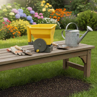 Handheld Fertilizer Spreader Easy to Use Garden Tool Portable for Outdoor