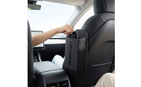 Car Seat Organizer with Tissue Holder Slim Car Seat Side Bag with Mesh Pocket Multiple Pockets Long-Lasting for Commuters