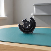 Central Opening Mounting Tab Wheel Ridged Edge Keyboard Wheel Curved