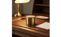 Solid Construction Cork-Top Pen Holder Compact Cylindrical Pen Holder Low-Height Pencil Cup Modern Design