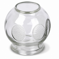 Traditional Fire Glass Cupping Set, Clear Cupping Glass, 1 Piece, for TCM, Muscle Relief & Relaxation
