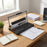 Loop Binding Machine 3:1 Pitch Wire Binding Machine 34-Hole Paper Binder for Professionals, Students, Office