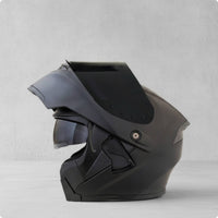 Aerodynamic Modular | Ventilated, full-coverage Helmet with Dual Visor, for Street Riding