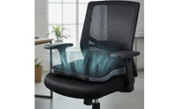 Wedge Seat Cushion Supportive Seat Cushion with Strap Non-Slip Chair Pad for Commuters, Office Workers