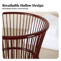 Trumpet-Shaped Floor Basket Large Capacity Laundry Hamper unclutteredstanding for Spa