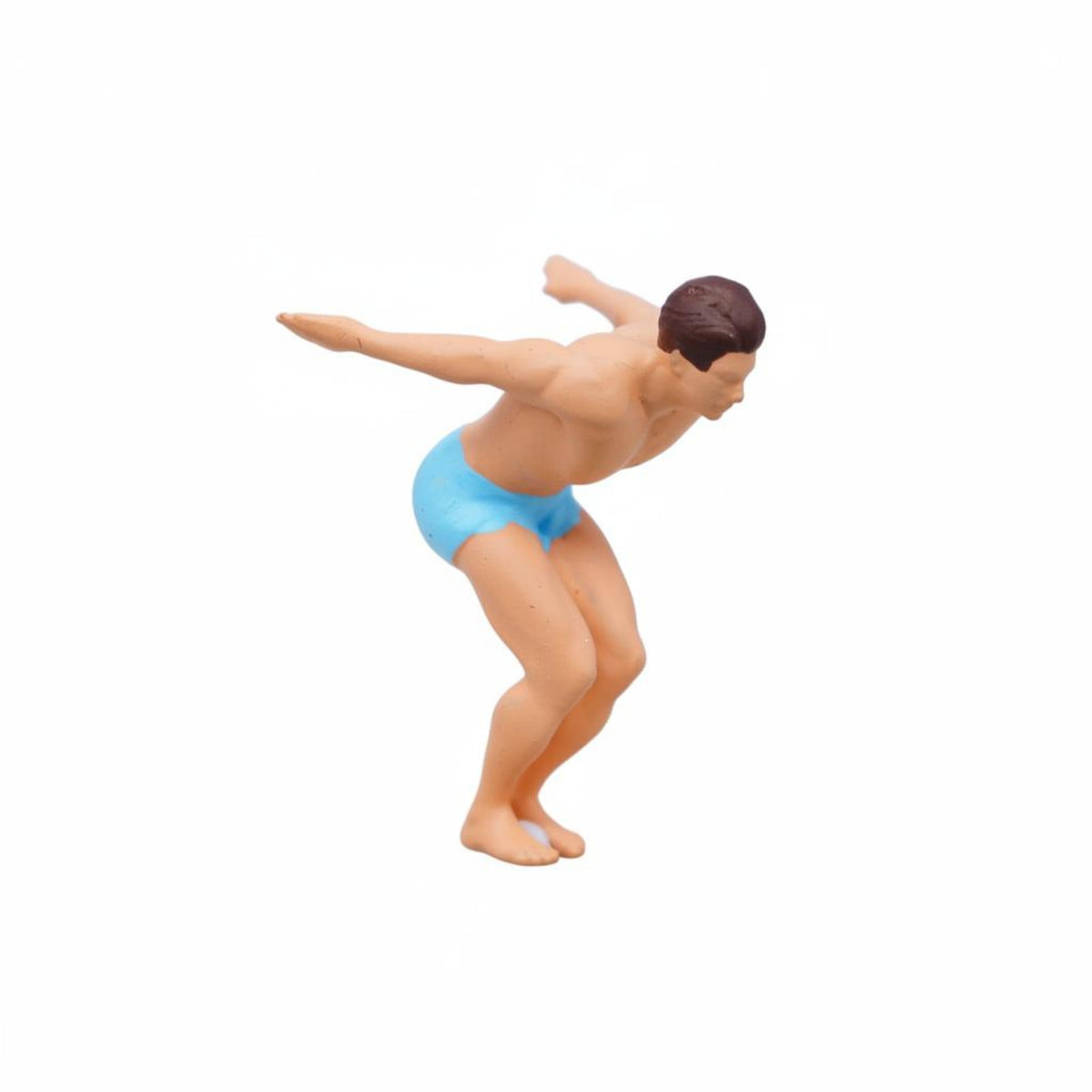 Detailed 1:87 Scale Mini Person Realistic Miniature Swimmer Figure Beach Scene Figurine for Sand Table, Miniature Scene