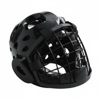 Taekwondo Headgear with Face Guard Thickened Padding Fighting Arts Helmet with Face Cage High-Strength Closure Karate Sparring Head Protector