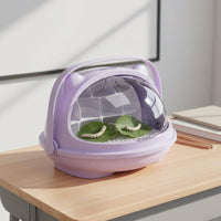 Silkworm Rearing Box Breathable Transparent Silkworm Enclosure Built-in Storage