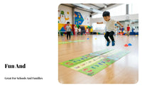 Promotes Teamwork Hand and Foot Game Mat Body Coordination Game Mat Group Activity Equipment for Students, Teams, Adults, School Activities, Outdoor, Parties