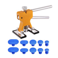 Wiederverwendbar Car Dent Removal Repair Puller Manual Dent Removal Lifter with Pull Tabs Einfach Lackschadenfreies Dellenreparaturset Professionell for Garage
